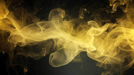 Fototapeta premium black and yellow smoke background