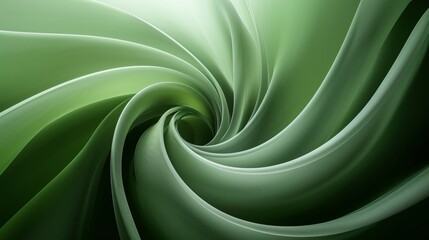 Vibrant Abstract Green Background Generative AI