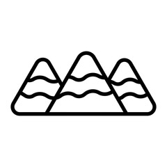 Mountain Line Icon