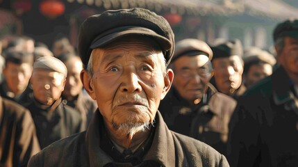 Obraz premium Chinese people Generative AI