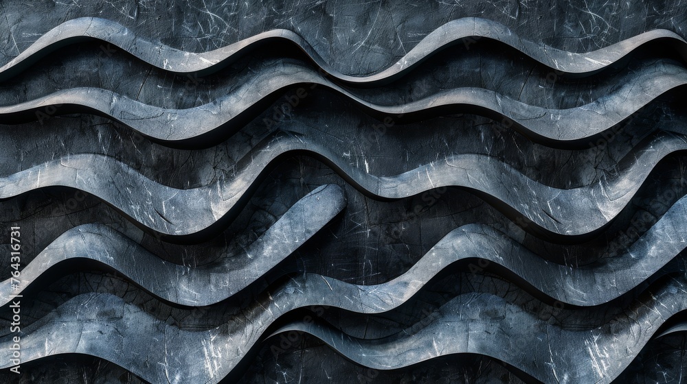 Poster fine lines and curves creating an abstract pattern ai generated illustration