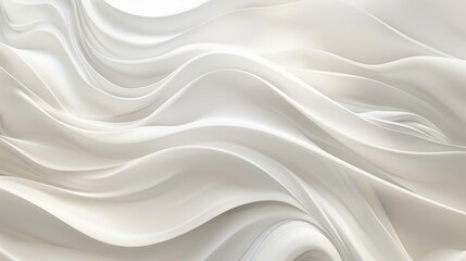 Subtle White and Light Gray Wave Texture for Present-Day Design Generative AI