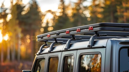 Roof rack attachment points  AI generated illustration
