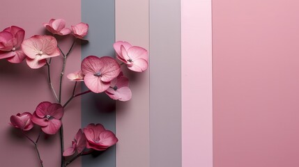 Soft transitions of color in a monochromatic palette AI generated illustration