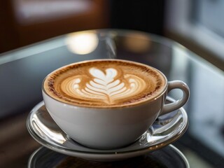 Cappuccino on Table