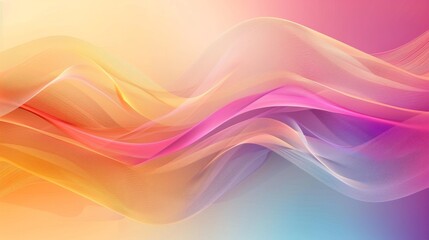 Vibrant Abstract Wave and Stripe Business Background Generative AI