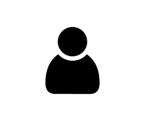 User profile icon. Default social media profile photo symbol vector design and illustration. 
