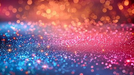 blue and pink color background, pastel glitter, shiny background with blurred bokeh