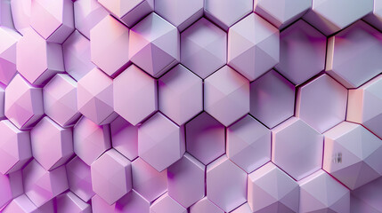 light purple 2D honeycomb pattern