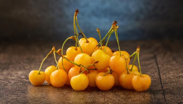Generated image of sweet yellow cherry