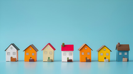 Real estate agency company. Real estate investment concept. Be a house owner, loan, mortgage