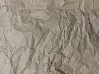 Brown Crumpled Paper Texture