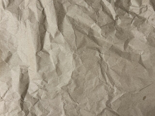 Brown Crumpled Paper Texture