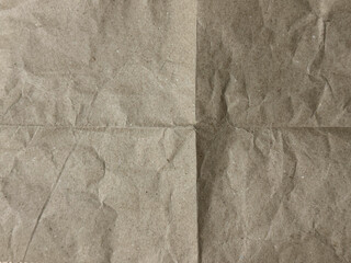 Brown Crumpled Paper Texture