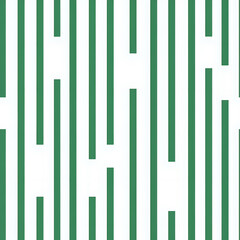 Seamless pattern minimalistic lines green white