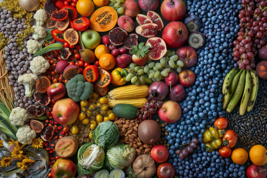 Abundant Fresh Produce Composition