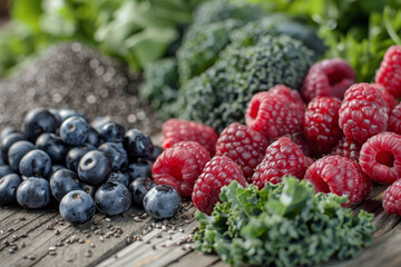 Assortment of Vibrant Superfoods