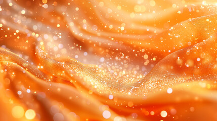 sweet orange wallpaper, milky and orange flow of glitter, cute wallpaper, shiny wallpaper, orange glitter