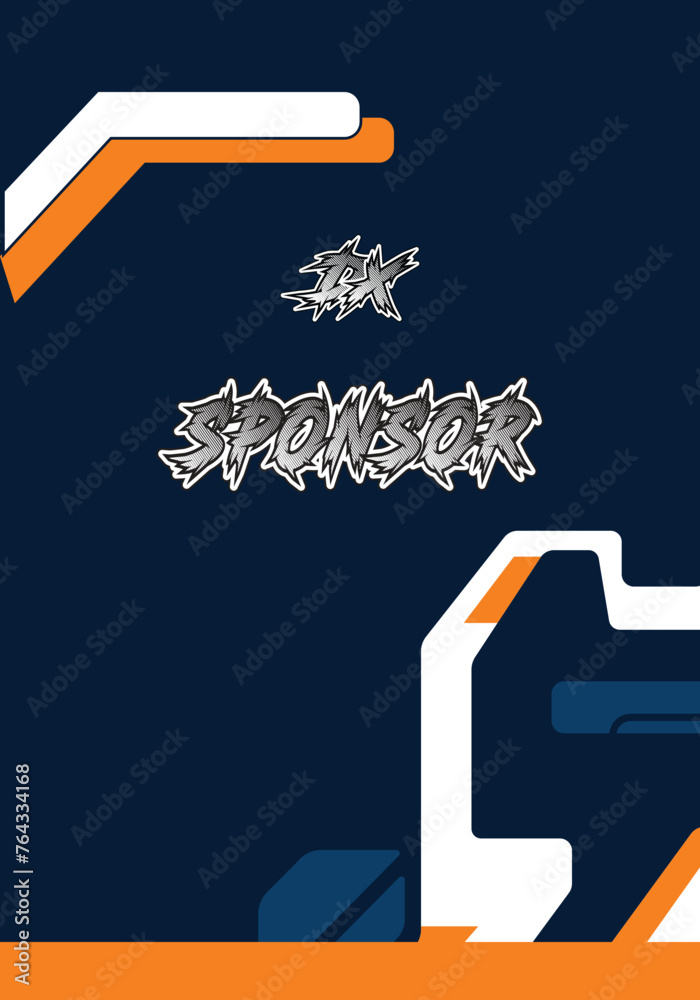 Poster vector soccer jersey background design for sublimation