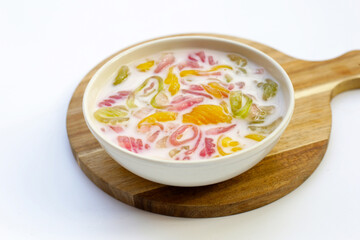 Thai dessert in coconut milk