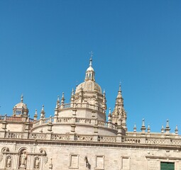Obraz premium Cimborrio de la Catedral de Santiago de Compostela, Galicia