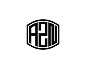 AZN Logo design vector template