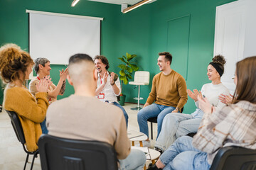 Support Group with Therapists solving problem