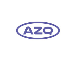 AZQ logo design vector template