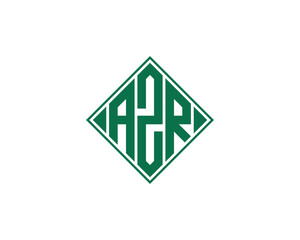 Fototapeta premium AZR logo design vector template