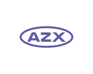 AZX logo design vector template