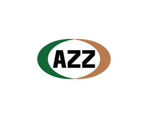 AZZ logo design vector template