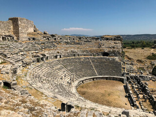 Miletus Ancient City Theater, Aydin, Turkiye/Turkey