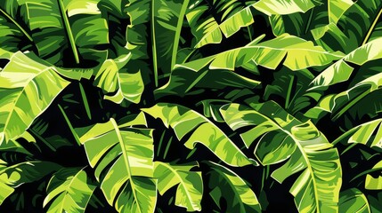 a close up of a green plant with lots of leafy plants in the foreground and a black background.