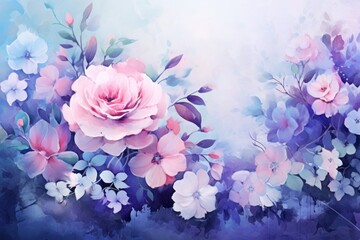 Atmosphere of natural wonder and serenity with these captivating floral background designs