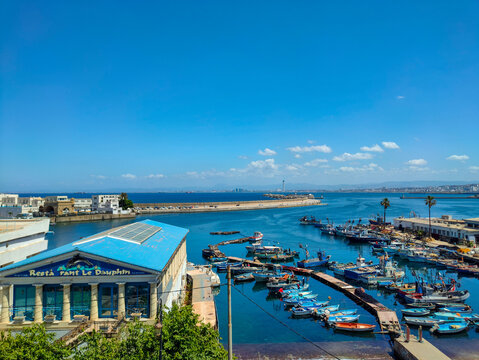fishing port in Algiers, Algeria