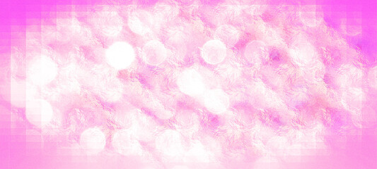 Fototapeta premium Pink bokeh background banner, for Party, greetings, poster, ad, events, and various design works
