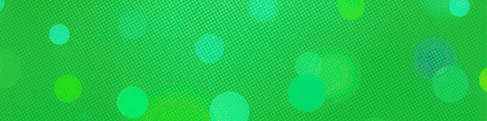 Green bokeh background banner, for Party, greetings, poster, ad, events, and various design works