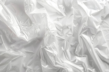plastic covers on white background