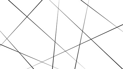 Random chaotic lines abstract geometric pattern. Asymmetrical texture with random chaotic lines, abstract geometric pattern.