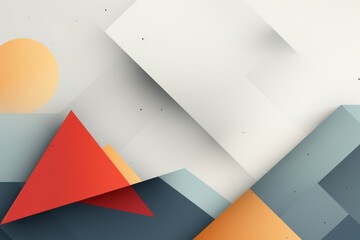 Minimalistic and modern  background with clean lines and abstract shapes