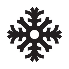 Obraz premium Snow Icon: Symbol of Winter and Cold Weather