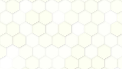 Abstract line Hexagon Geometric texture. White hexagon honeycomb seamless pattern.