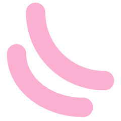 Playful Handdrawn Double Curve Lines Doodle 