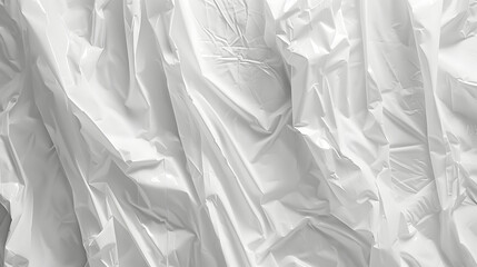 White plastic bag texture. Abstract background and texture for design.  Generative AI
