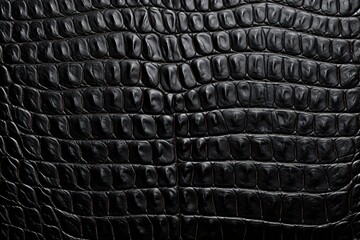 Crocodile Black Leather Texture Background, Crocodile Black Leather Background, Leather Texture, Crocodile Leather 3D Texture, Crocodile Skin Texture, AI Generative