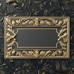 Introducing our decorative rank frame template. This background border, with its metallic elegance, turns ordinary achievements into extraordinary successes