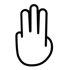 gesture finger outline icon pack