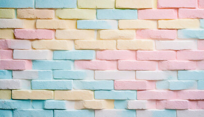 colorful brick wall