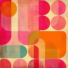 vintage style mod art background