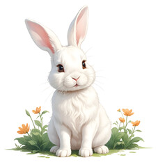 Obraz premium Cute rabbit illustration